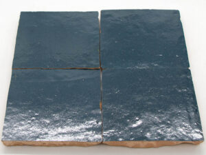 Restpartij Azule Zellige blue Marine 10x10 cm bij Tegelstudio Zeeland