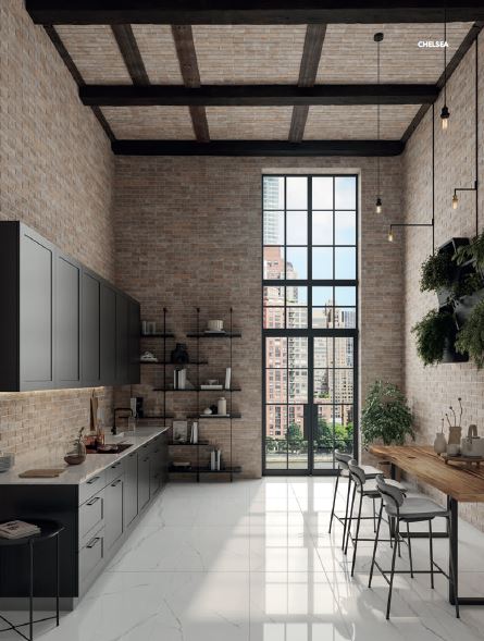 Chelsea Bricks - tegels met baksteen effect - brick - effect bij Tegelstudio Zeeland in Vlissingen