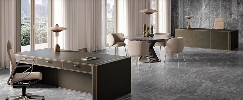 Foto van een kantoor als illustratie op de pagina projecten van Tegelstudio Zeeland in Vlissingen. Onze projectpartner kan u en uw ontwerppartners volledig begeleiden bij de sourcing van tegels voor uw project.